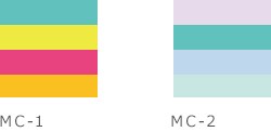 ポスト・イット®強粘着見出し／色の組み合わせ　MC-1・MC-2
